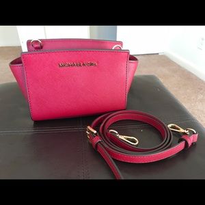 MICHAEL Michael Kors Selma Mini Saffiano Leather